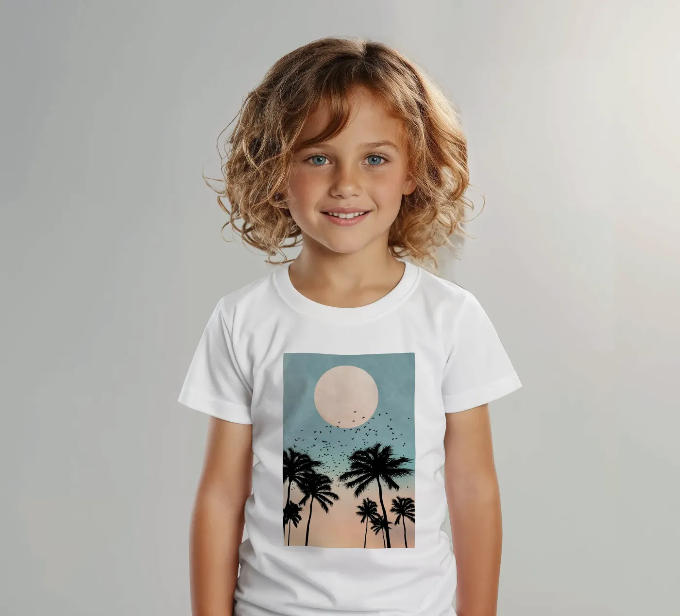Sunrise t-shirt bambini da Kubistika