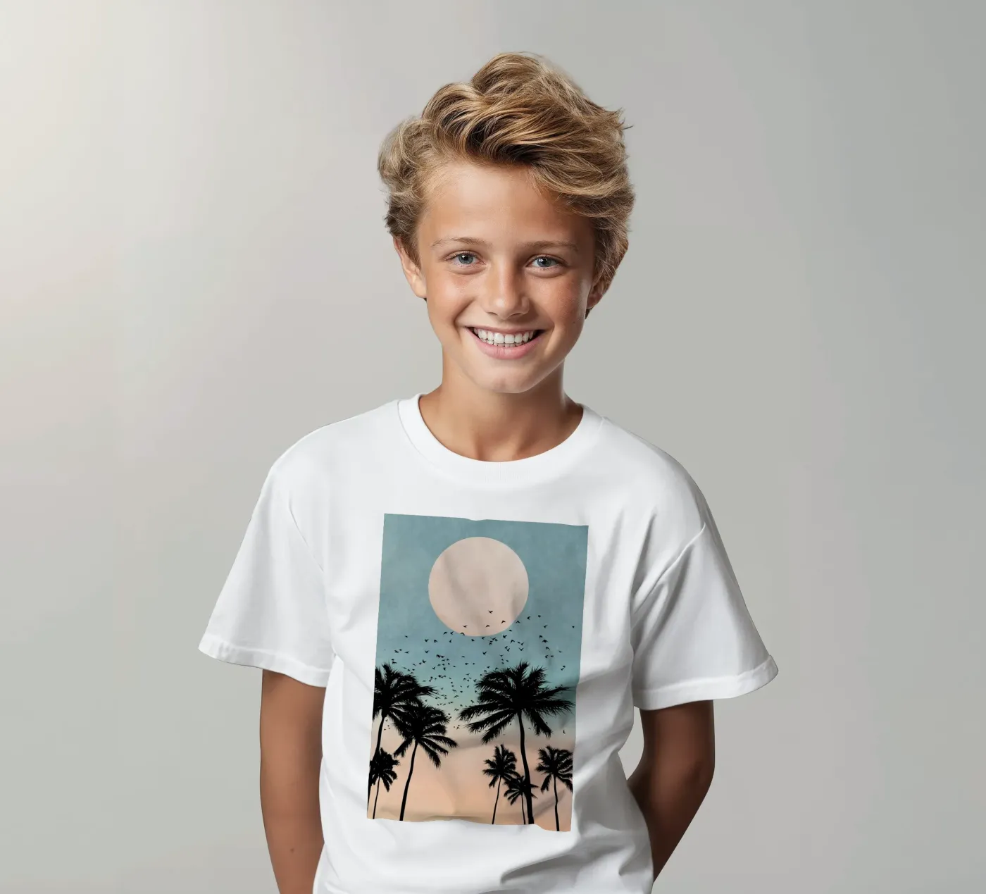 Sunrise t-shirt bambini da Kubistika
