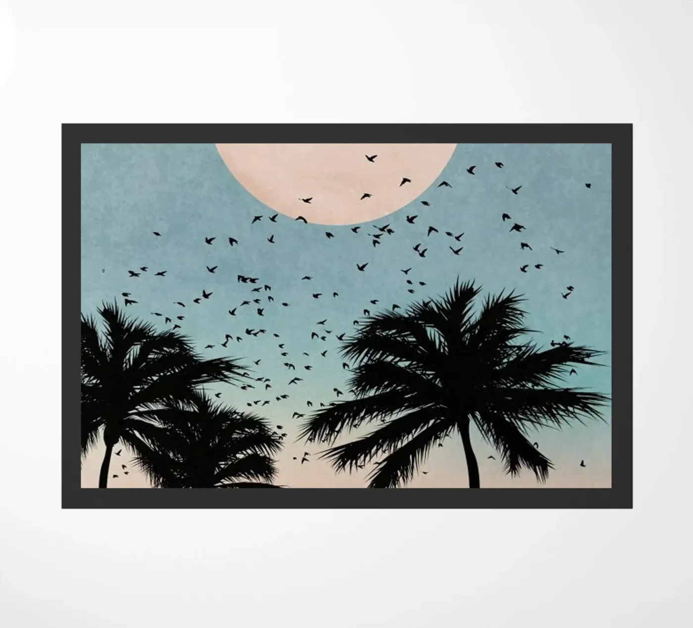 Sunrise doormat by Kubistika