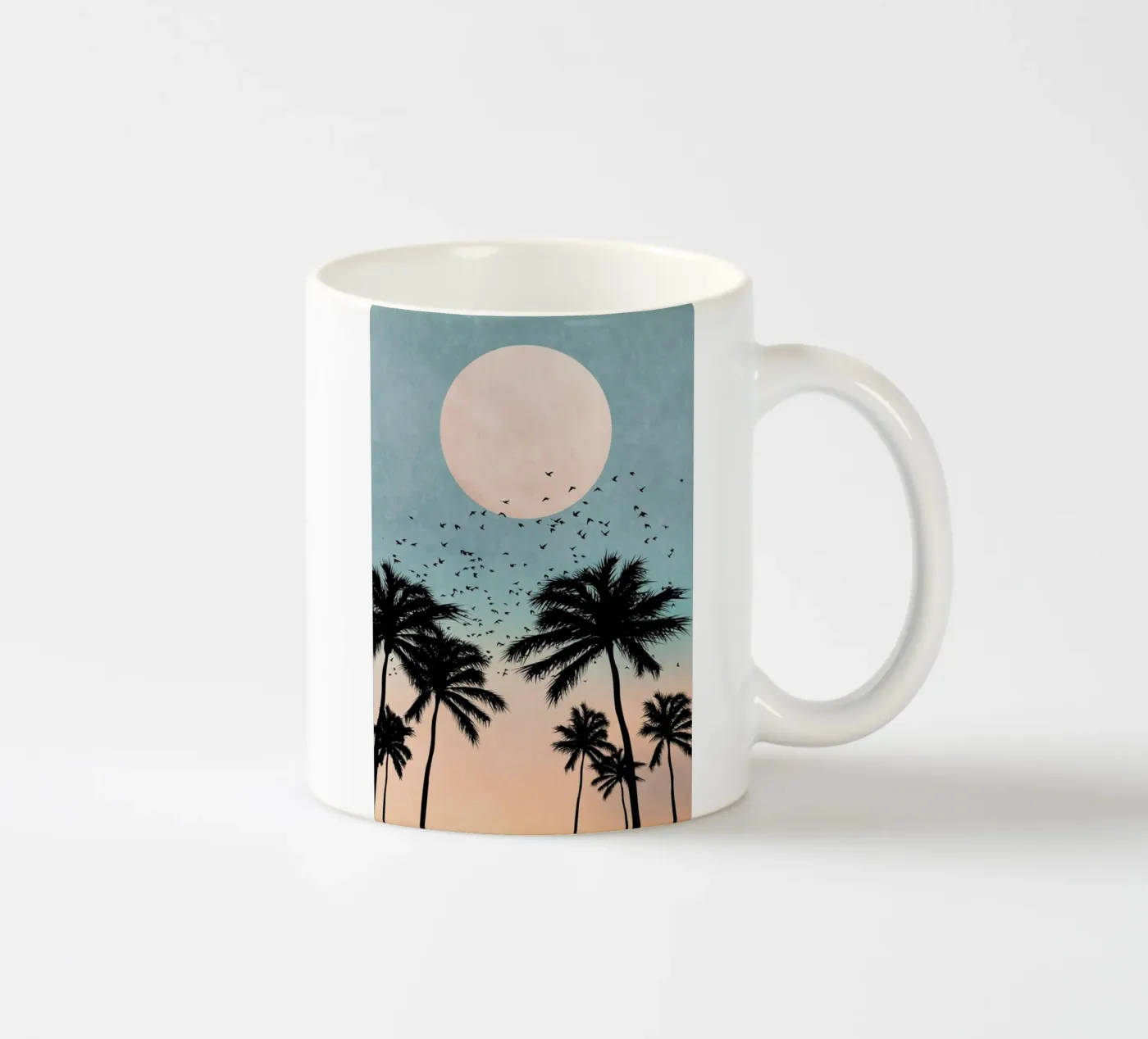Sunrise ceramic mug by Kubistika