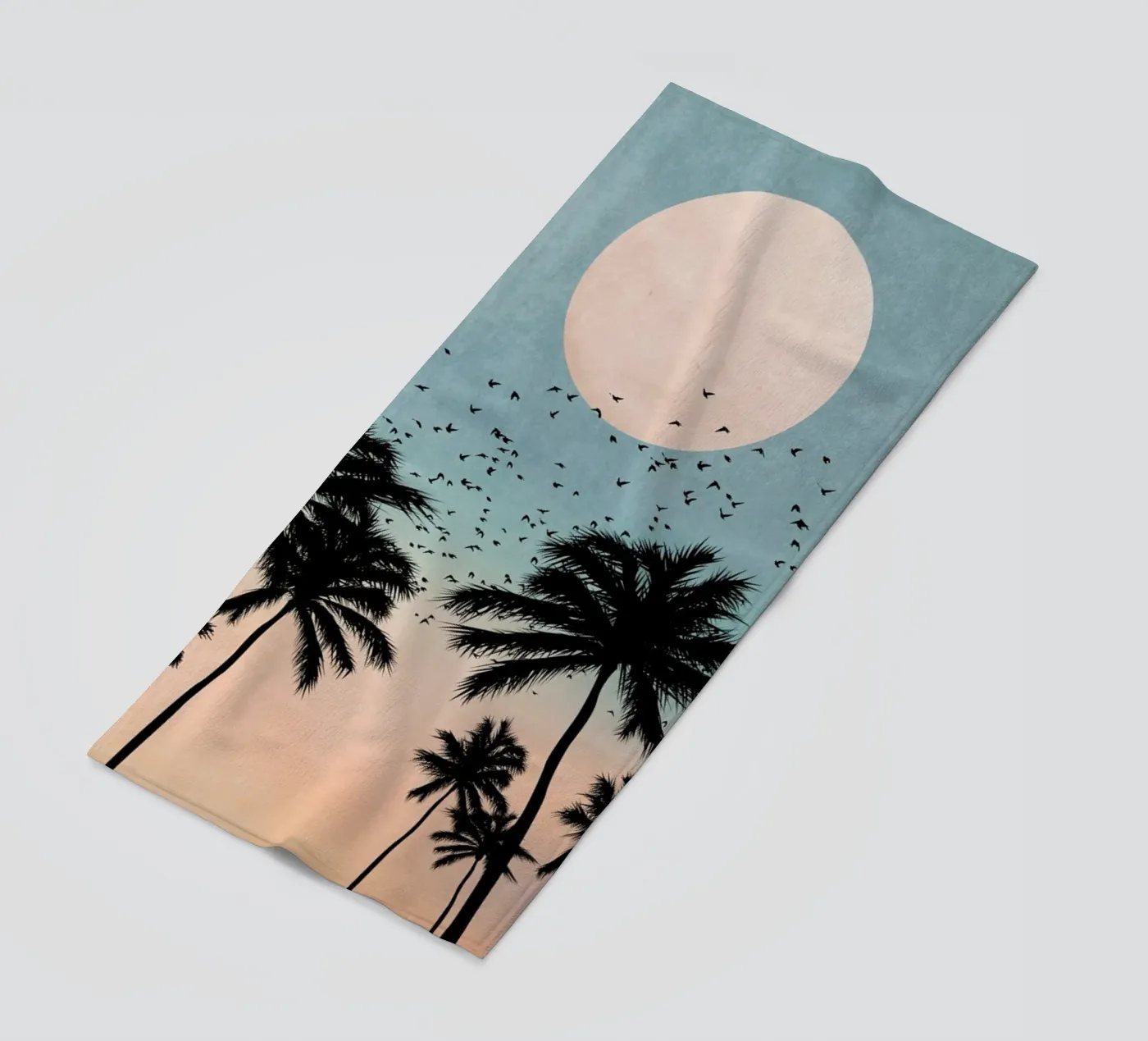 Sunrise beach towel by Kubistika