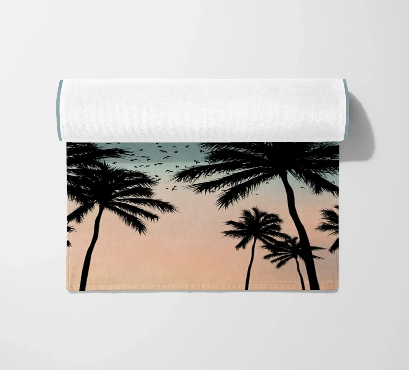 Sunrise beach towel by Kubistika