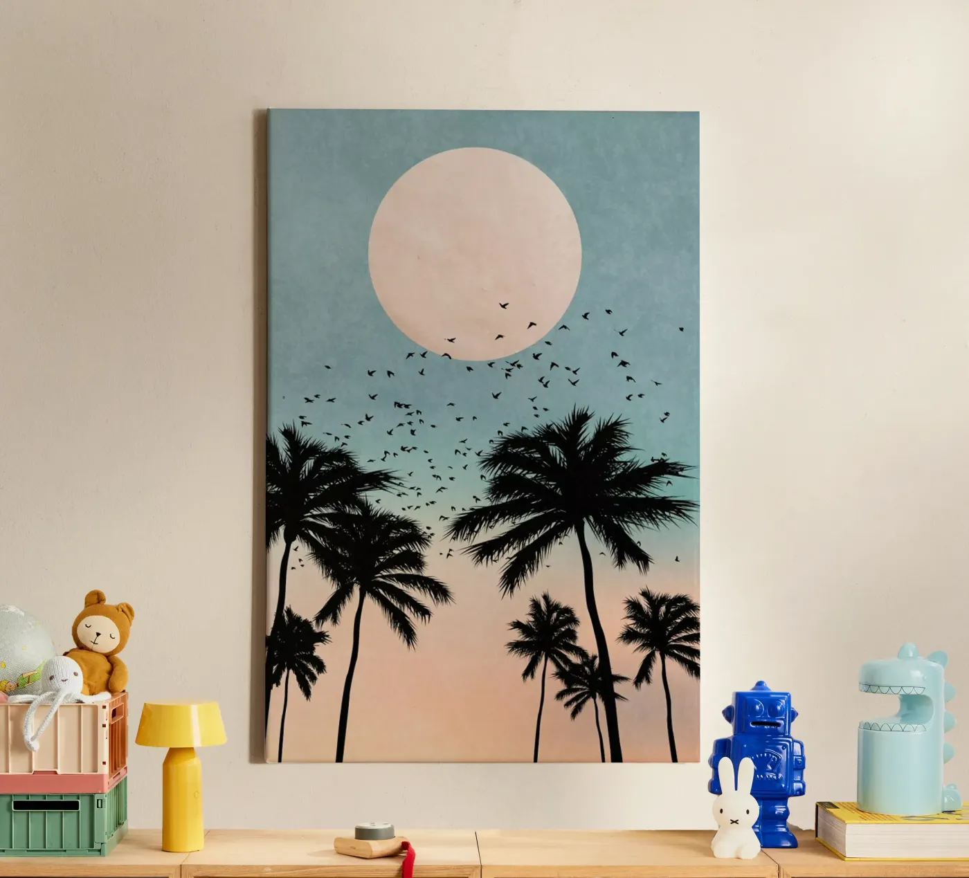 Sunrise canvas van Kubistika