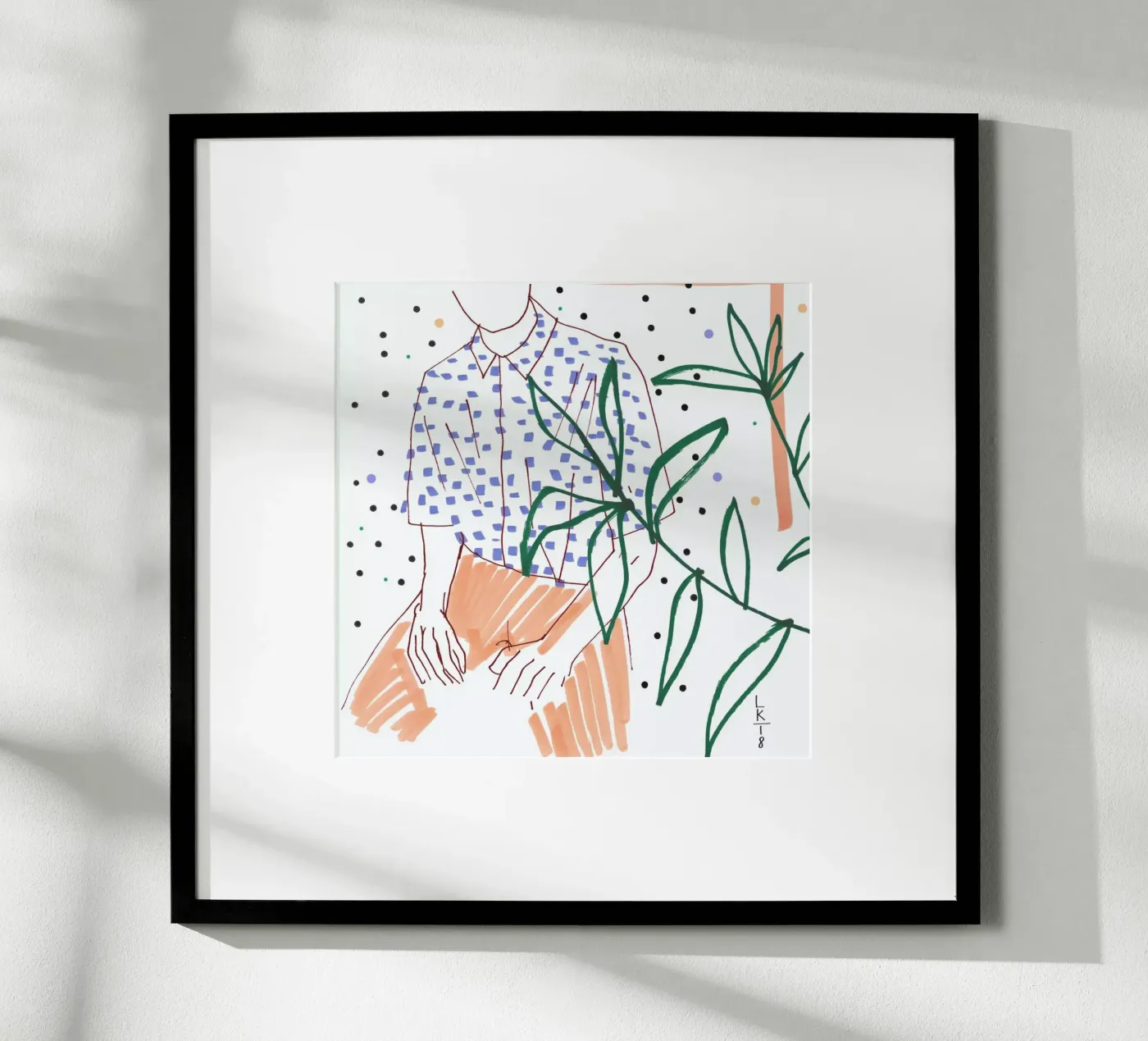 Sitter poster by Liga Kitchen