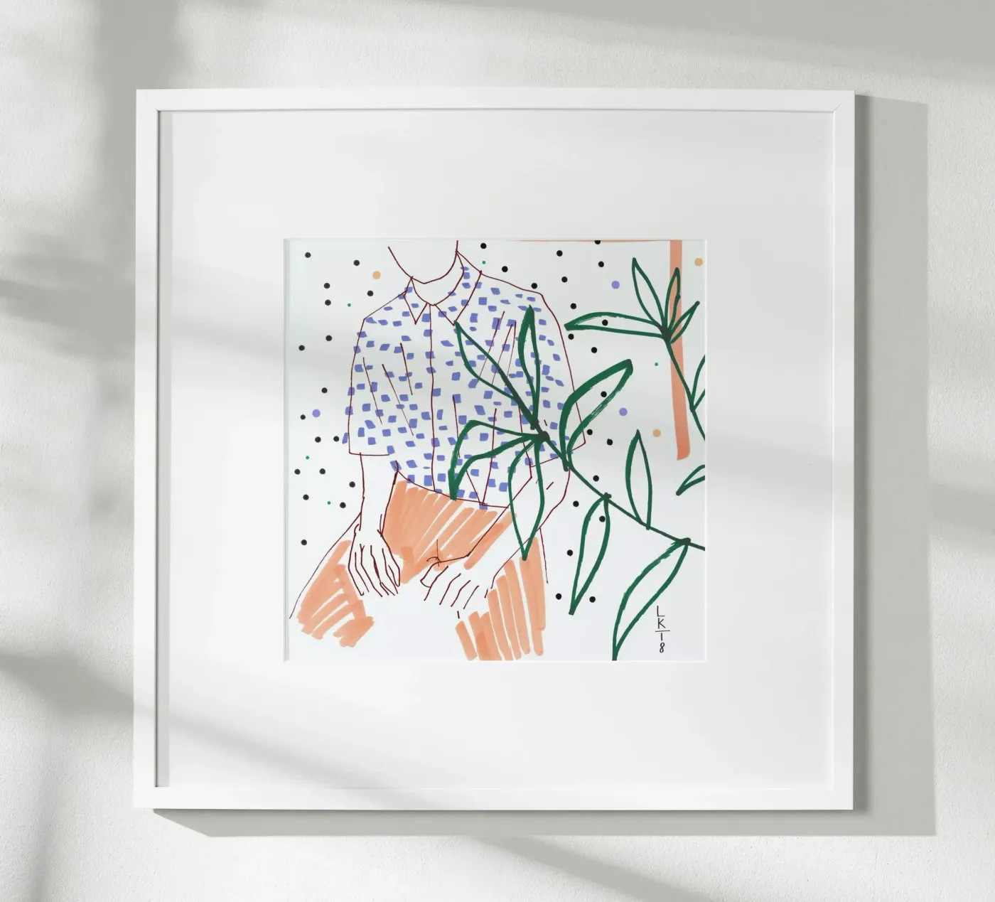 Sitter poster by Liga Kitchen