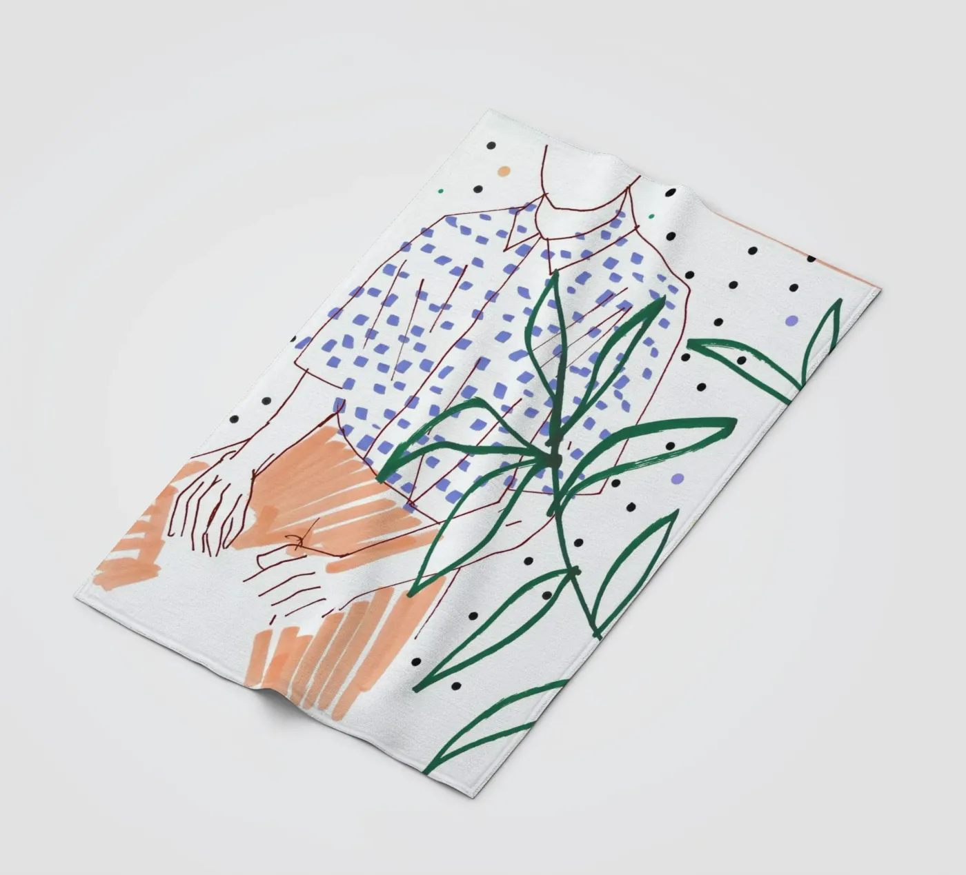 Sitter fleece blanket by Liga Kitchen