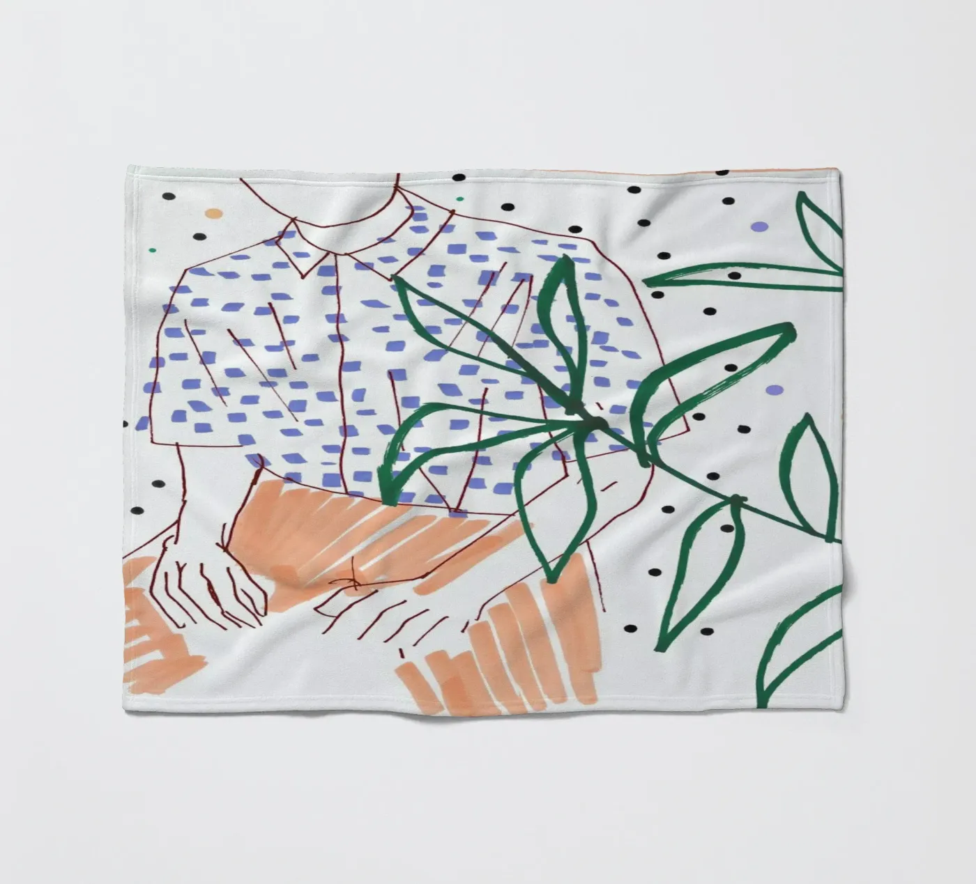 Sitter fleece blanket by Liga Kitchen