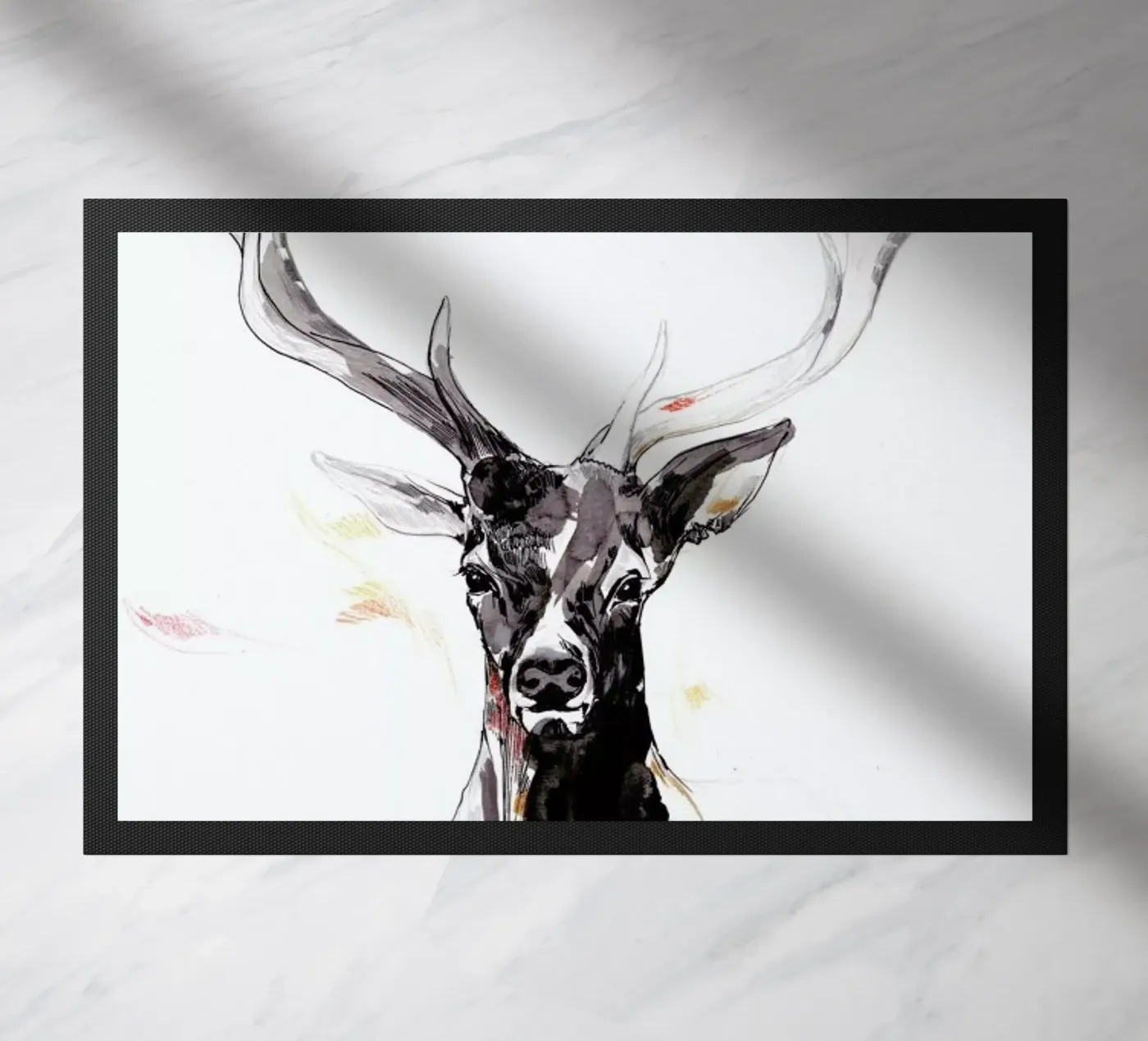 Hirsch 3 doormat by Mala Alani