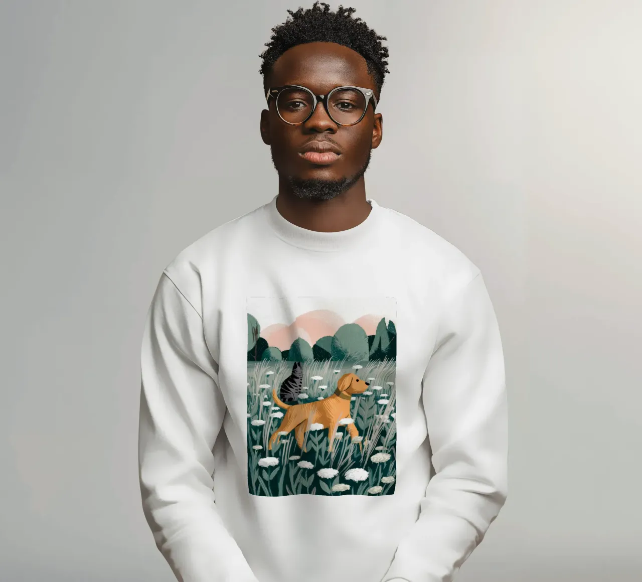 Meadow Wanderer's Bliss sweatshirt by Timeless Huse
