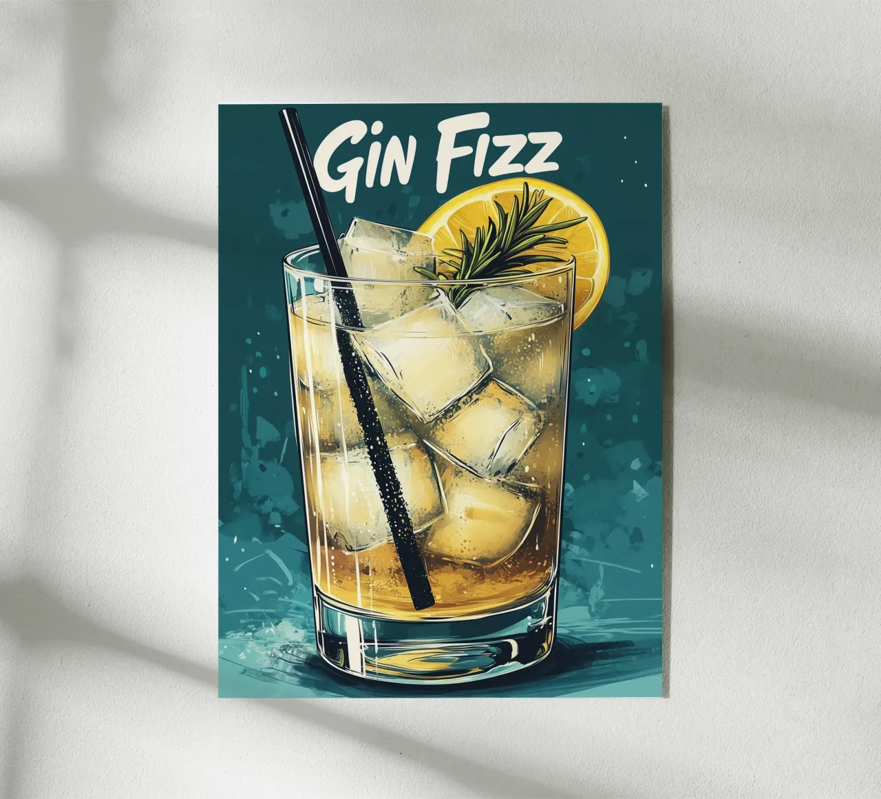 Cocktail Gin Fizz plexiglass da Spice & Style