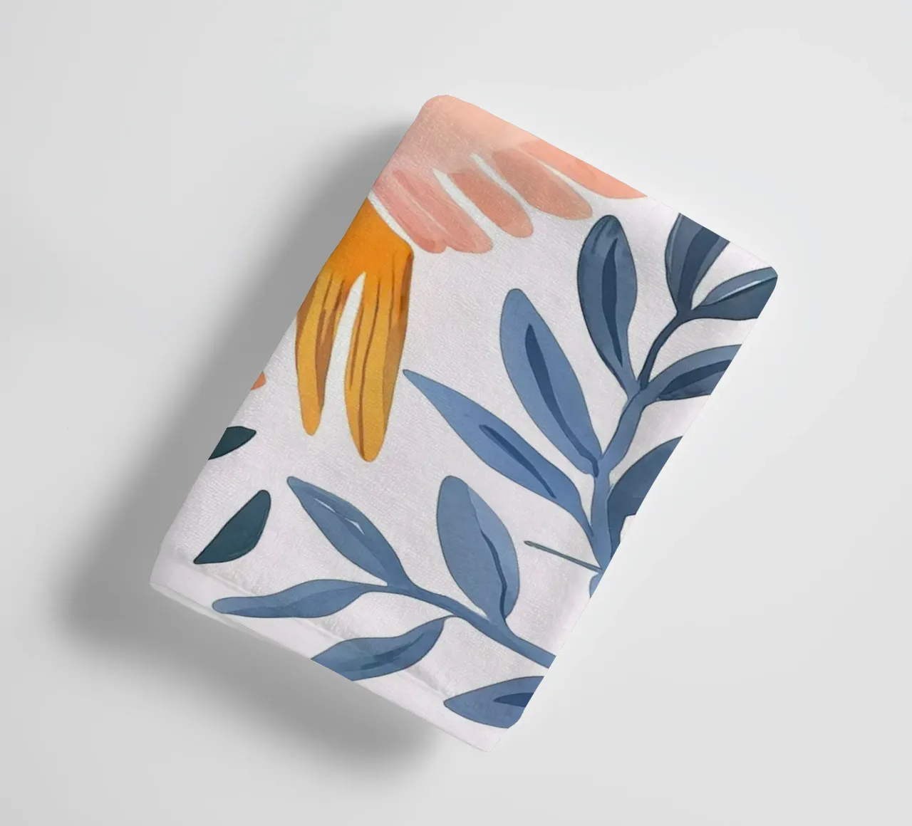 Pappagallo Cacatua Uccello Animale Tropicale Botanico Pianta Boho asciugamano da bagno da Gentle Echoes Art