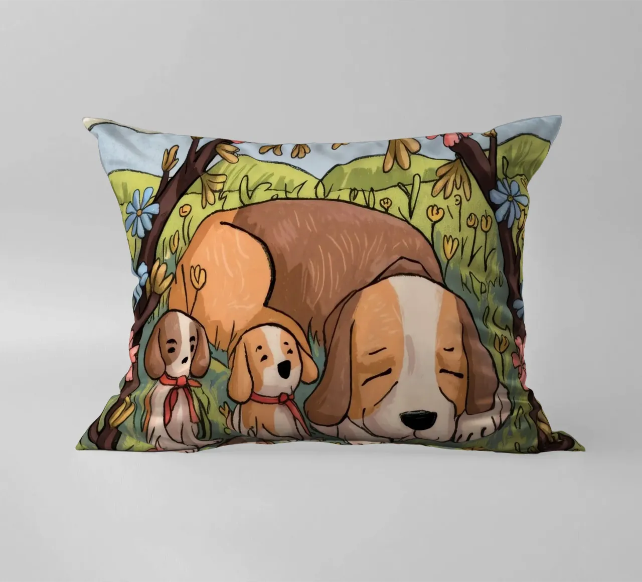 Serenità del sonno nel bosco cuscino da Timeless Huse