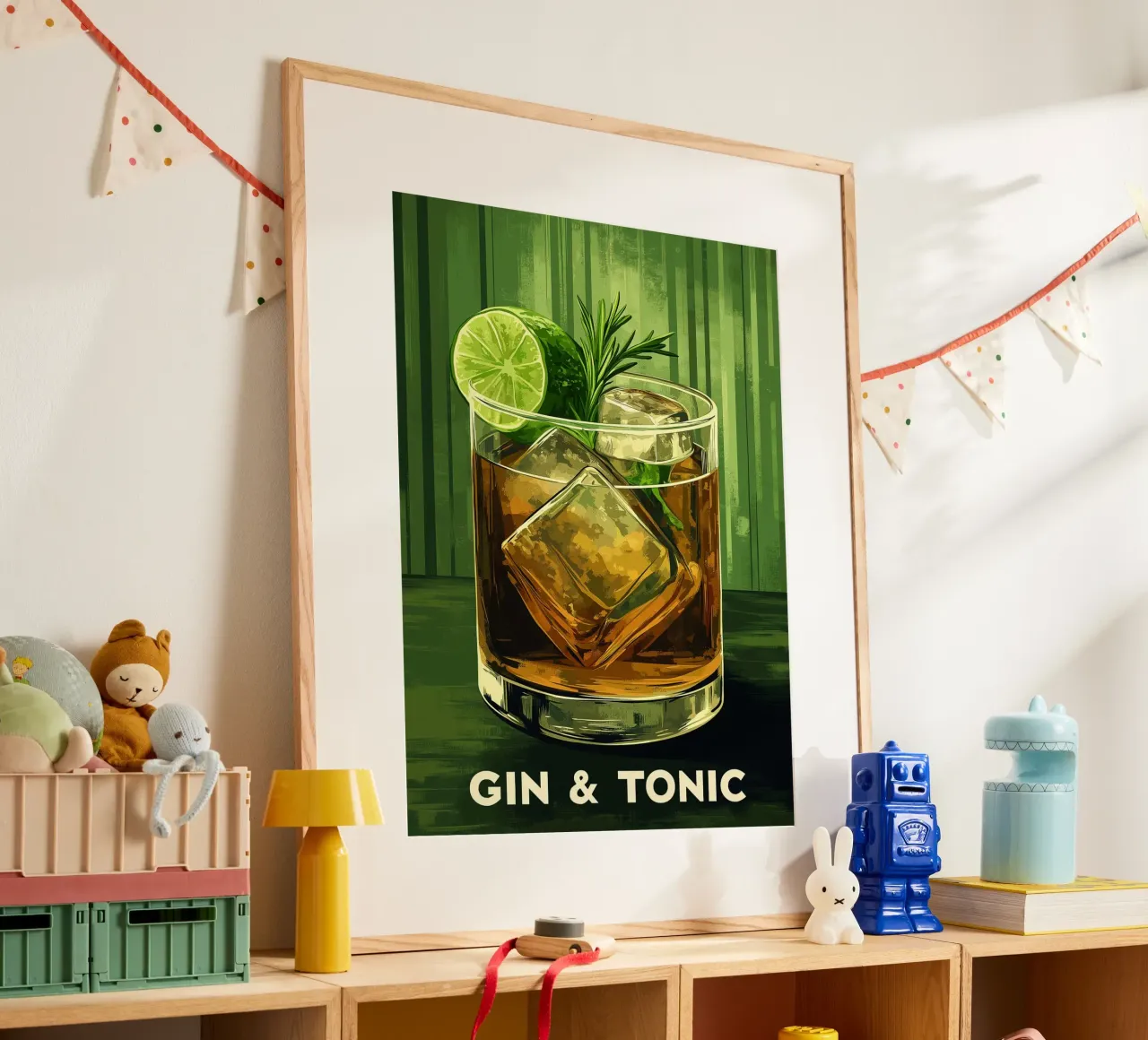 Cocktail Gin & Tonic Poster von Spice & Style
