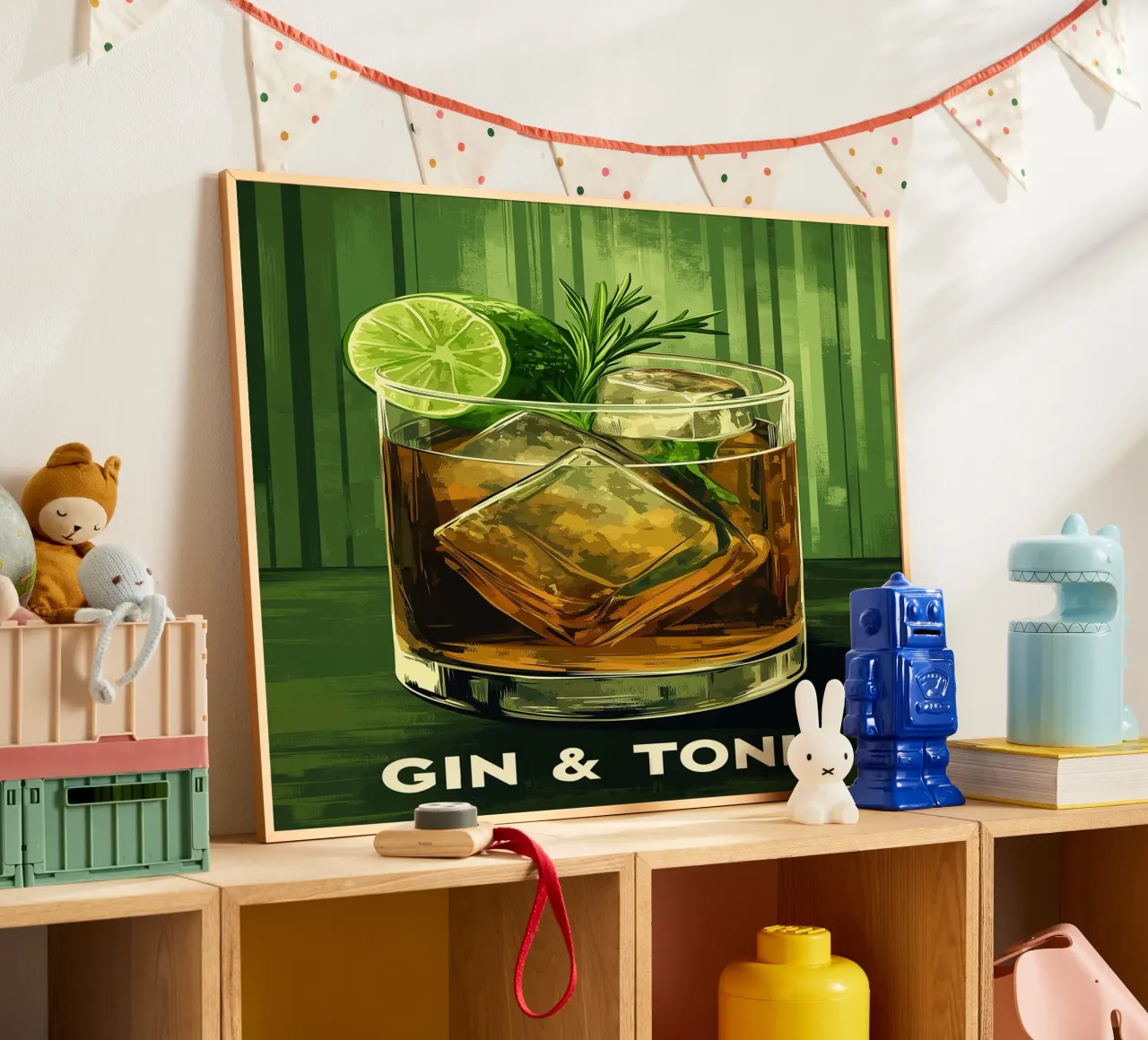 Cocktail Gin & Tonic Poster von Spice & Style