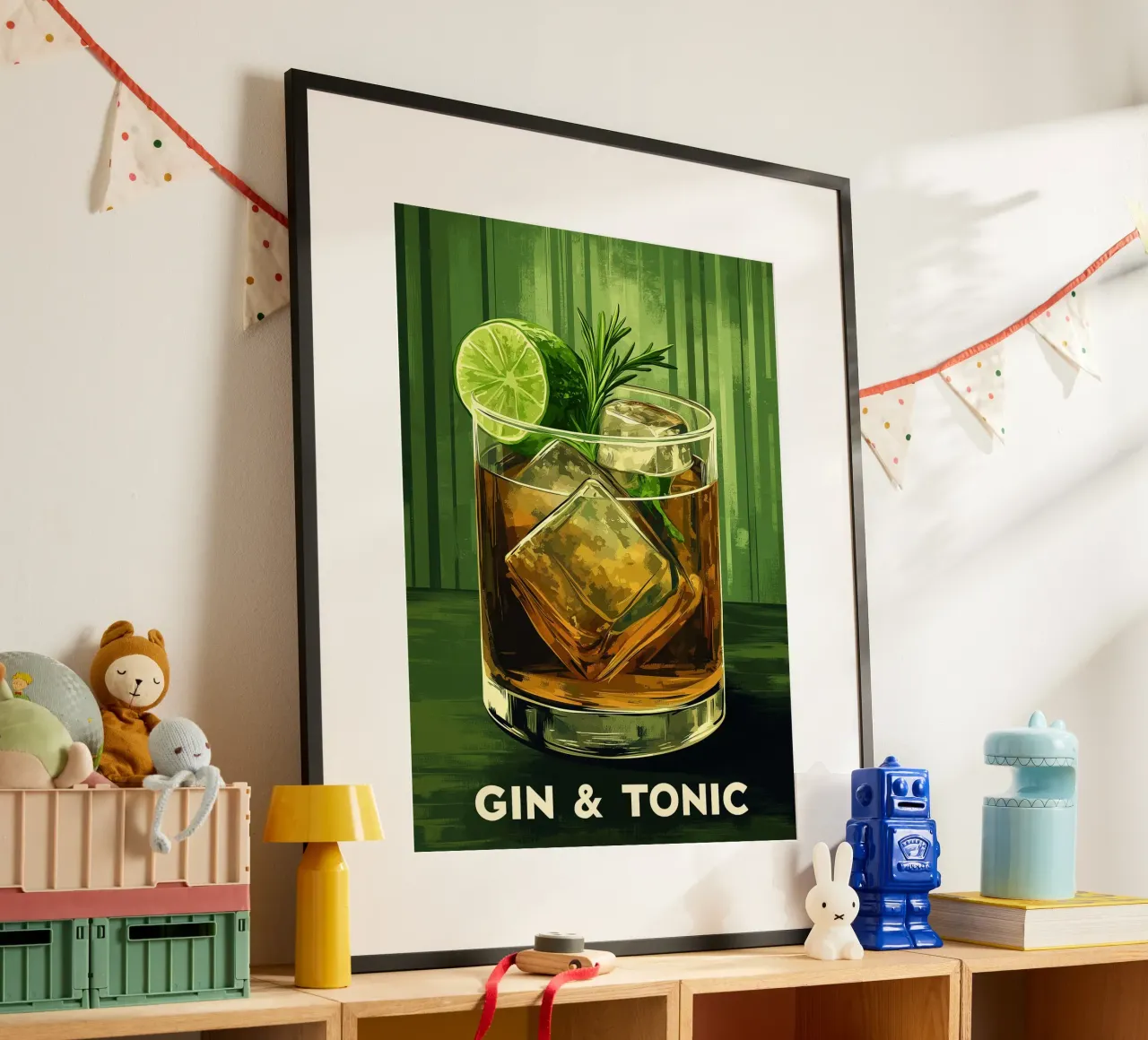 Cocktail Gin & Tonic Poster von Spice & Style