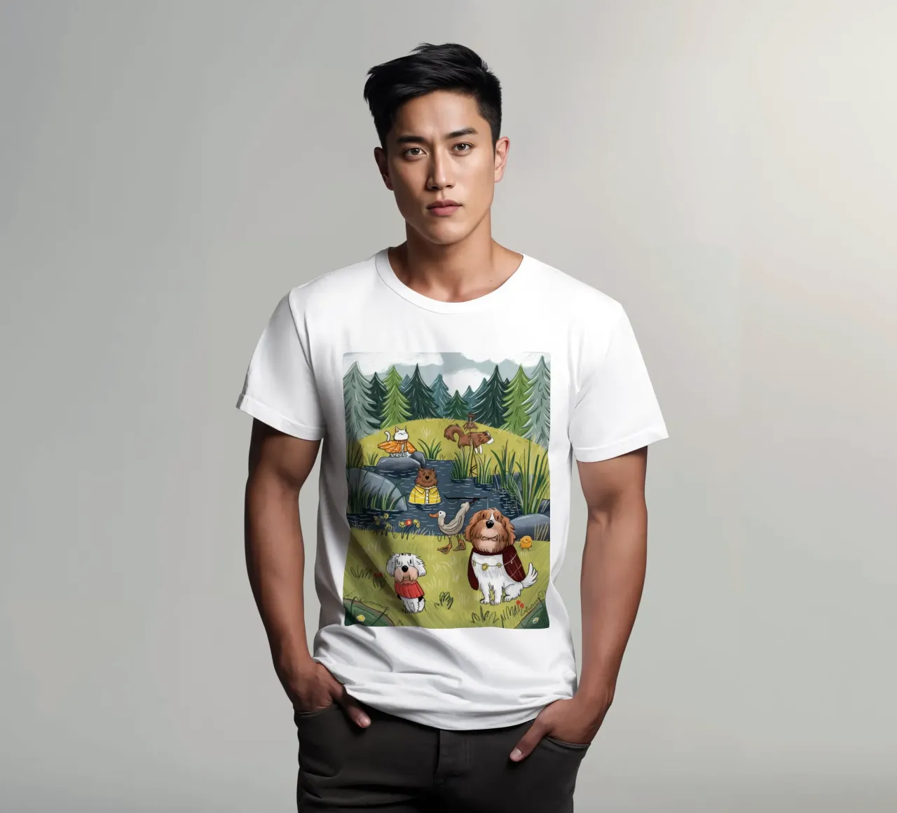 Escapada Riverbank Harmony camiseta de Timeless Huse