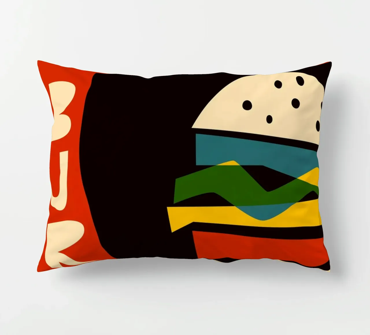 Hamburger Yum cuscino da Fox & Velvet