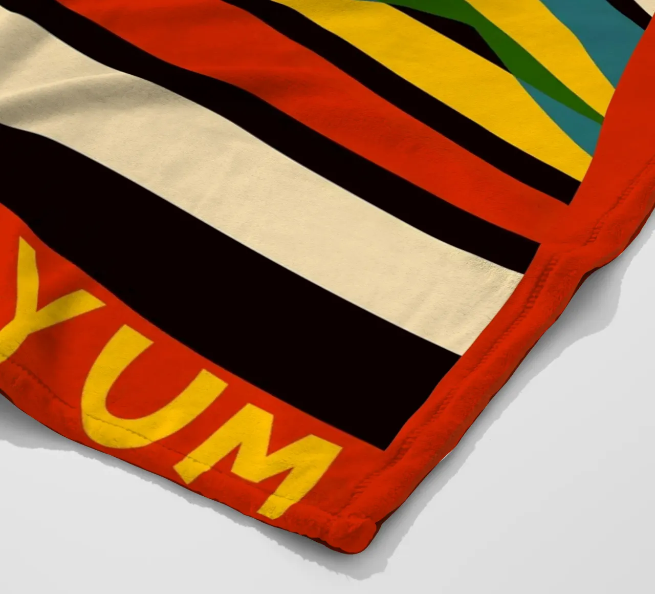 Hamburger Yum coperta in pile da Fox & Velvet