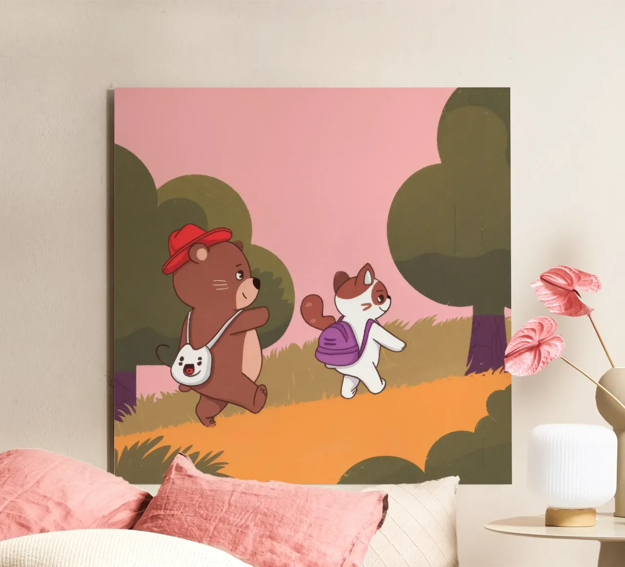 Adventurous Forest Duet forex plate by Timeless Huse