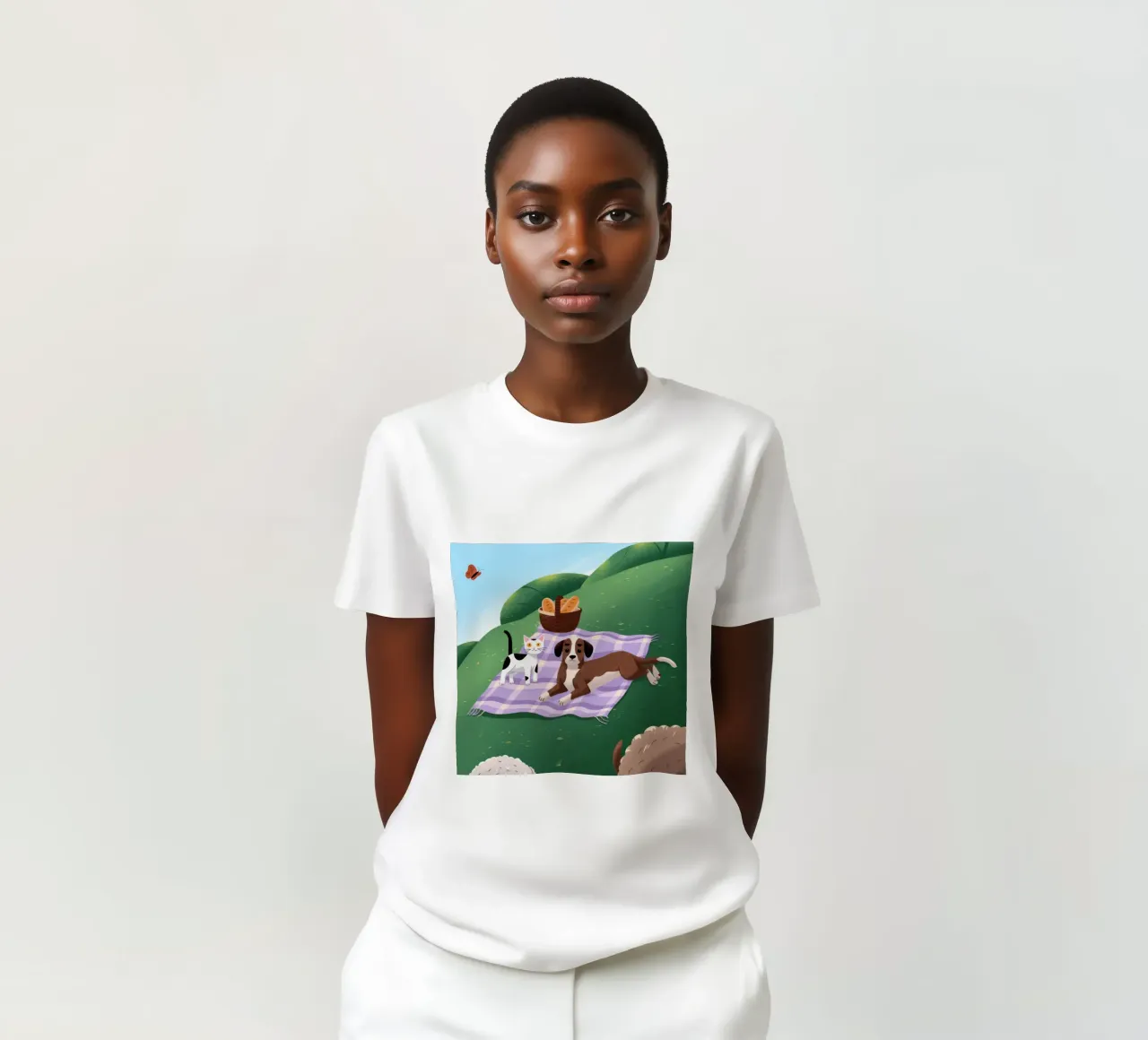 L'allegria dei compagni di picnic t-shirt da Timeless Huse