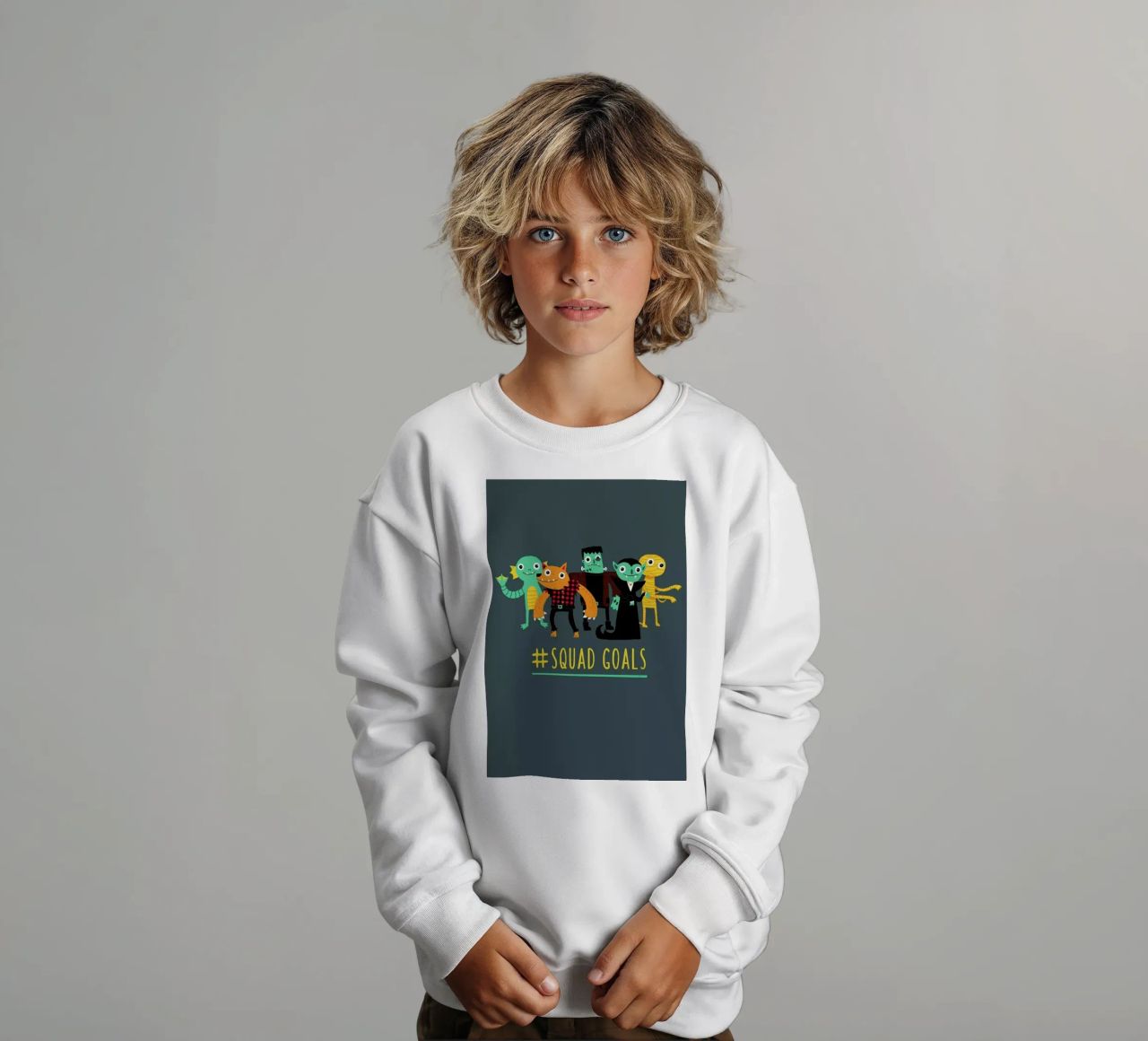 Squad Goals sudadera para niño de DinoMike