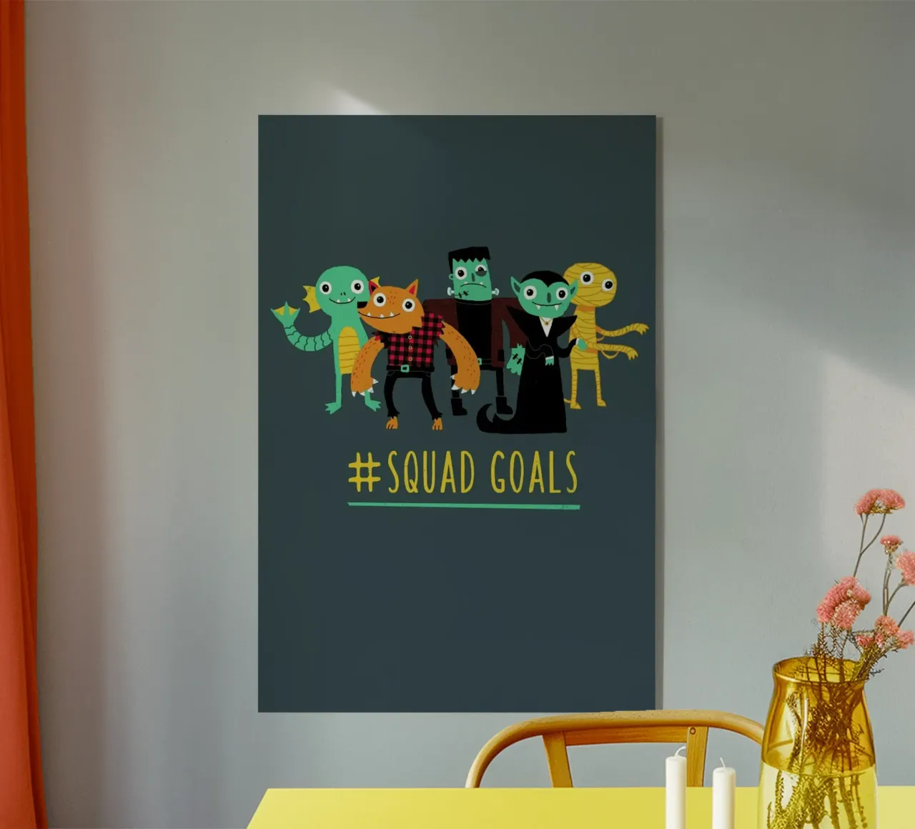 Squad Goals acryl van DinoMike