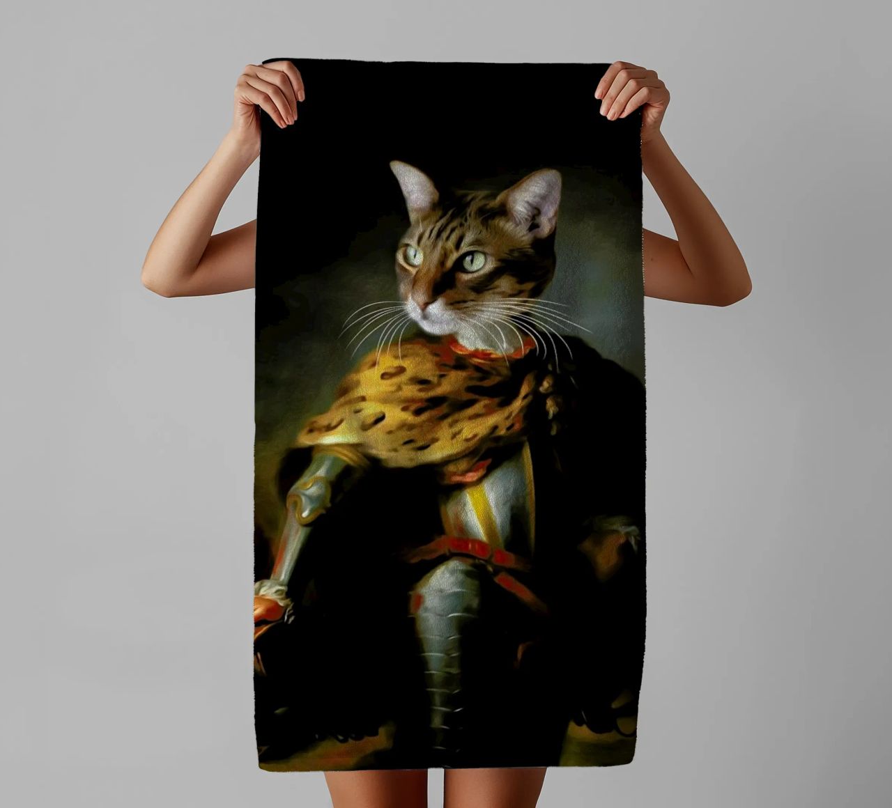 King Maui towel by Tein Lucasson