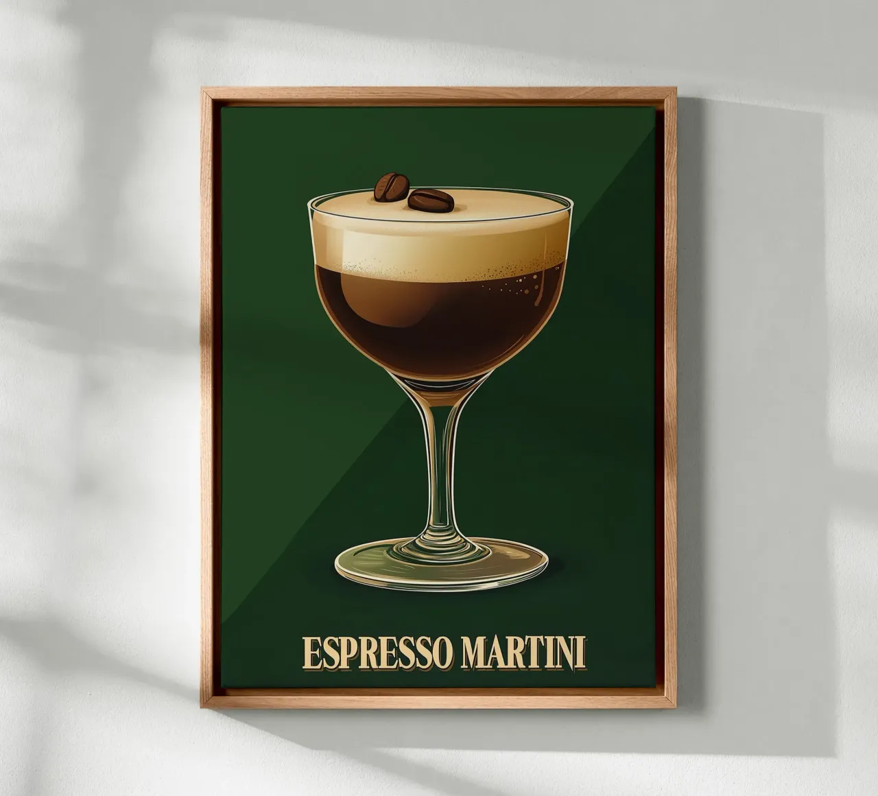 Martini Espresso Cocktail canvas by Spice & Style