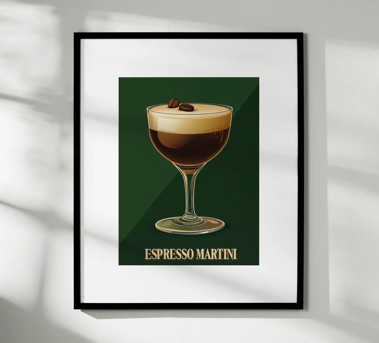 Cocktail Espresso Martini carta hahnemühle da Spice & Style