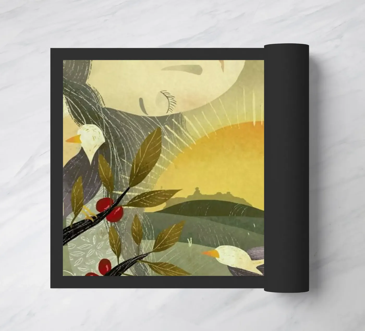 Birds deurmat van Amalia Restrepo