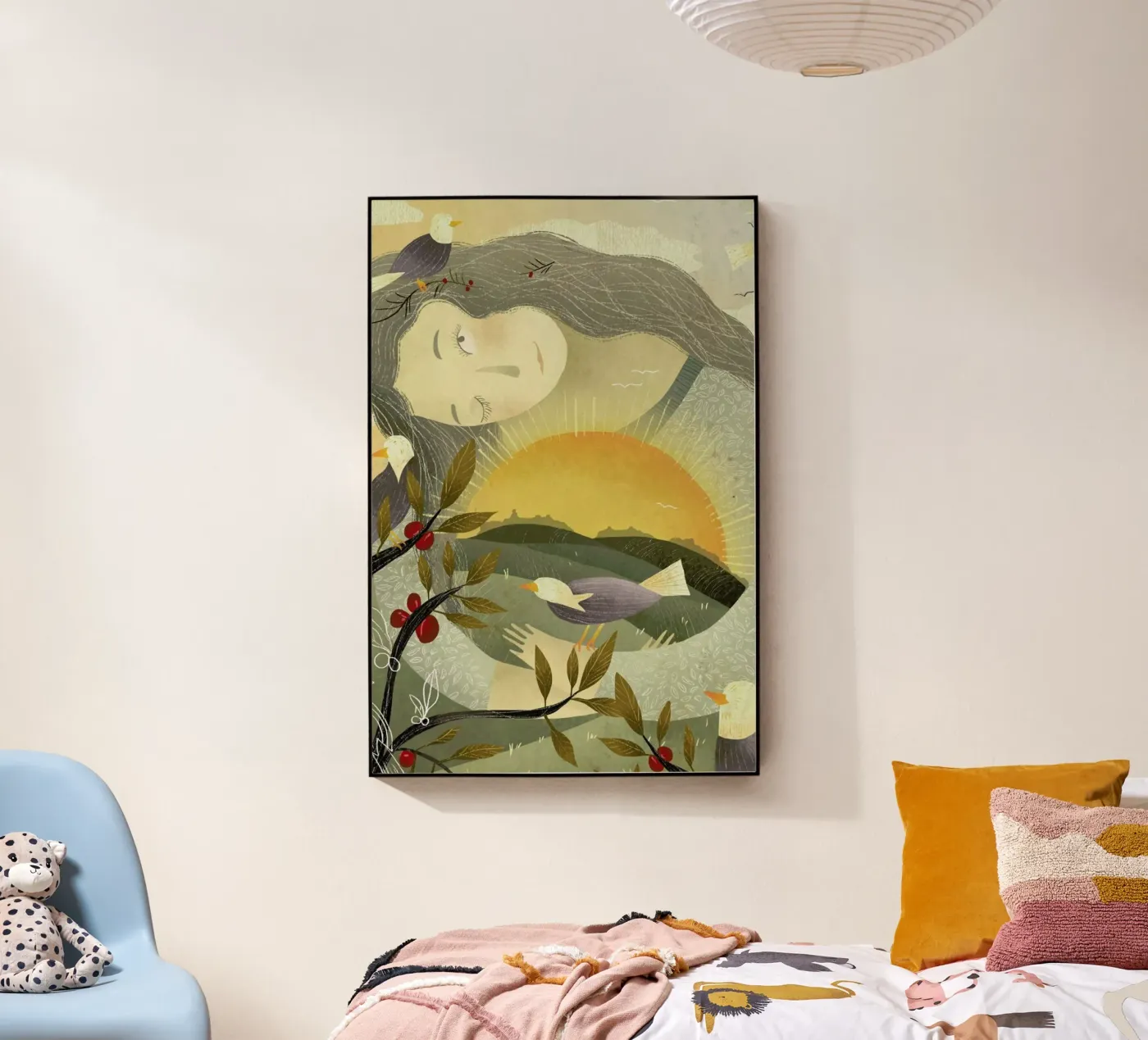 Birds Acryl-Glas von Amalia Restrepo