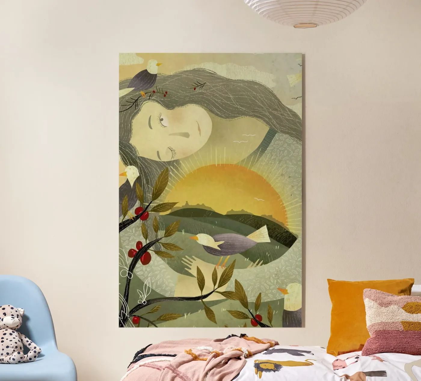 Birds Acryl-Glas von Amalia Restrepo