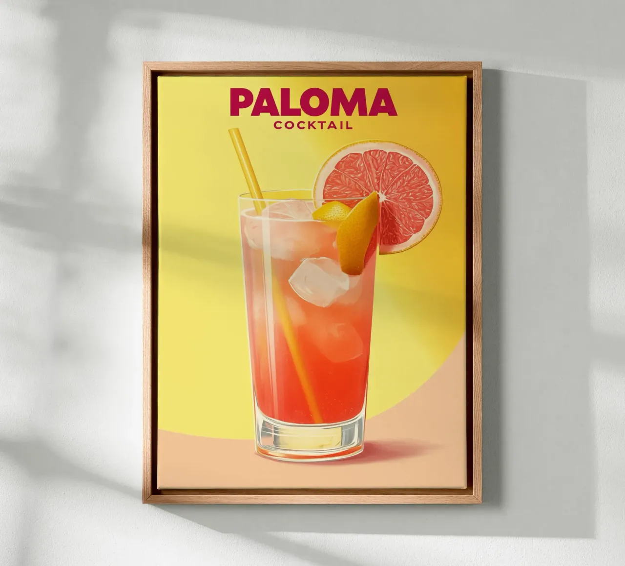 Cocktail Paloma tela con Cornice a cassetta da Spice & Style