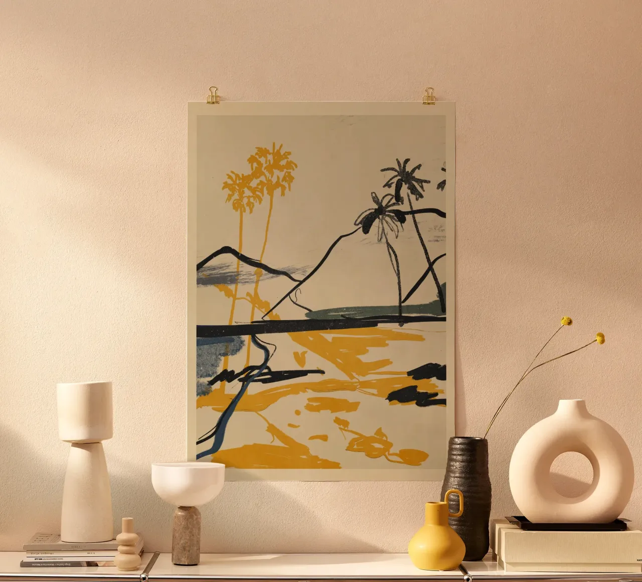 Schizzi di paesaggio 4 poster da LeaDArt
