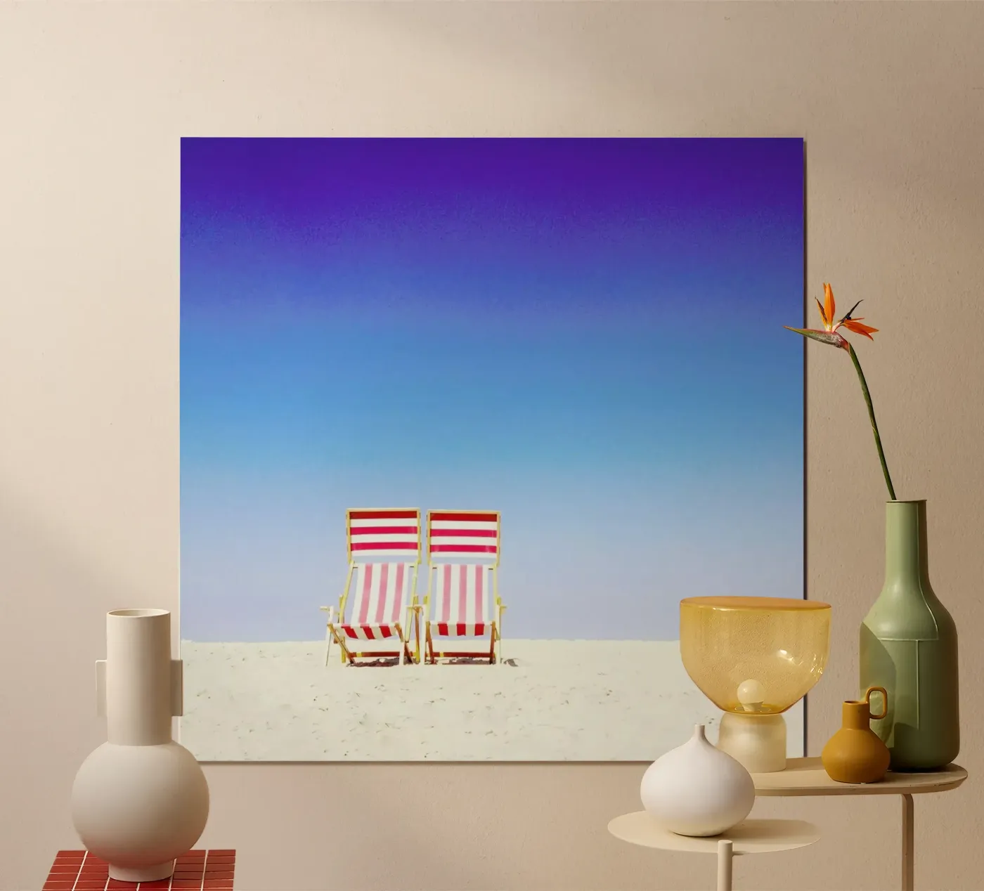 Beach Chairs poster da Sattrup & Høst