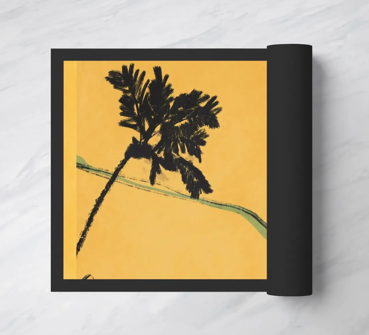 Landscape sketch art 6 doormat by LeaDArt