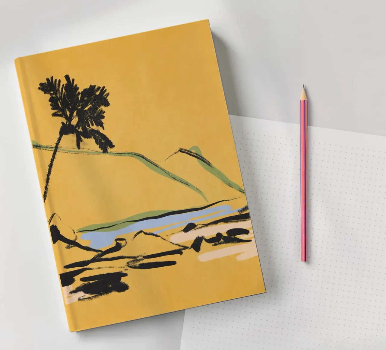 Landscape sketch art 6 notebook by LeaDArt