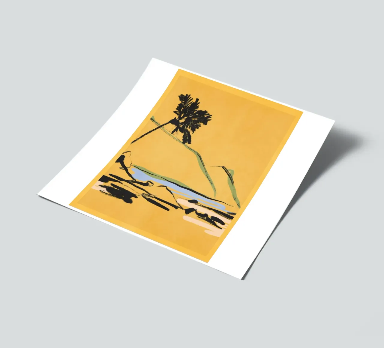 Landschaftsskizze Kunst 6 Stickerbogen von LeaDArt