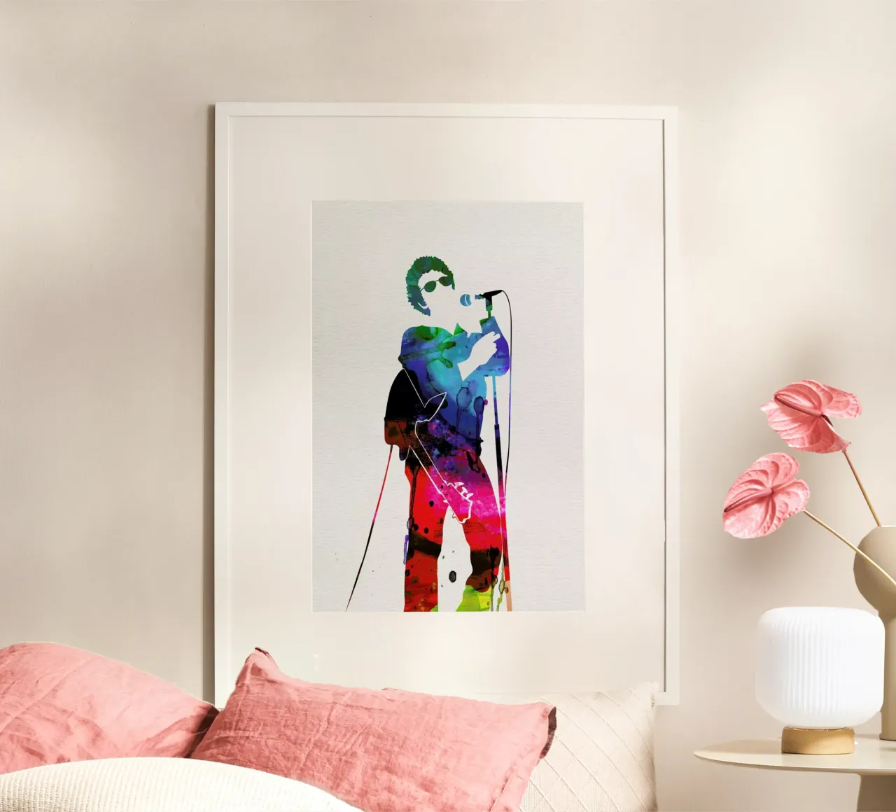 Lou Reed poster con telaio in alluminio da Naxart