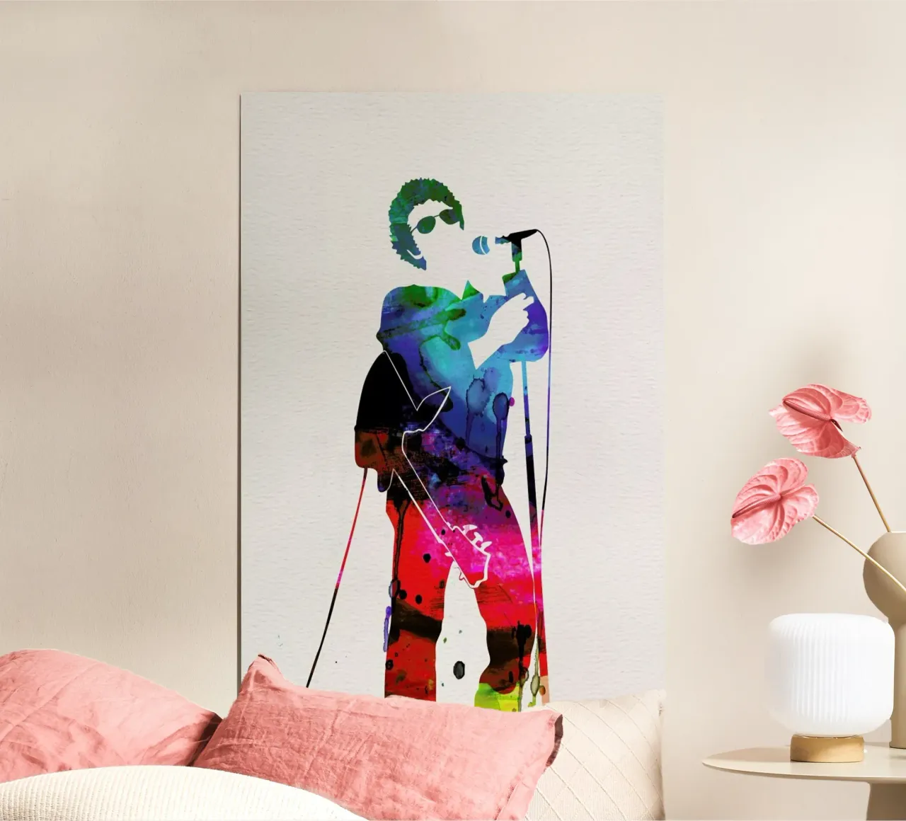 Lou Reed poster con telaio in alluminio da Naxart