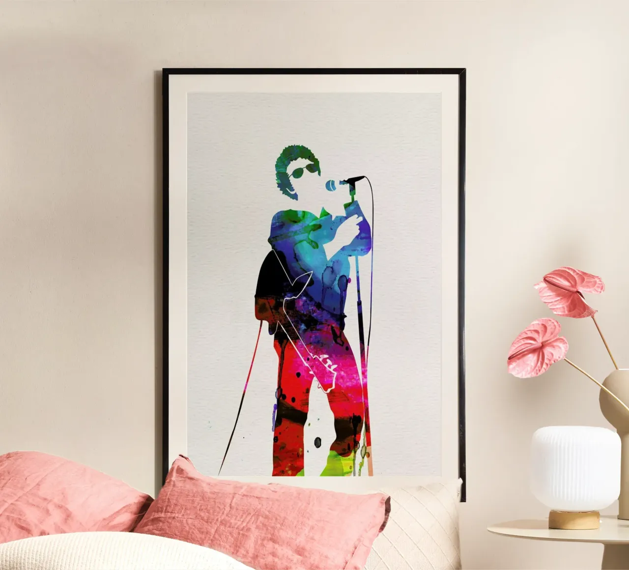 Lou Reed poster con telaio in alluminio da Naxart