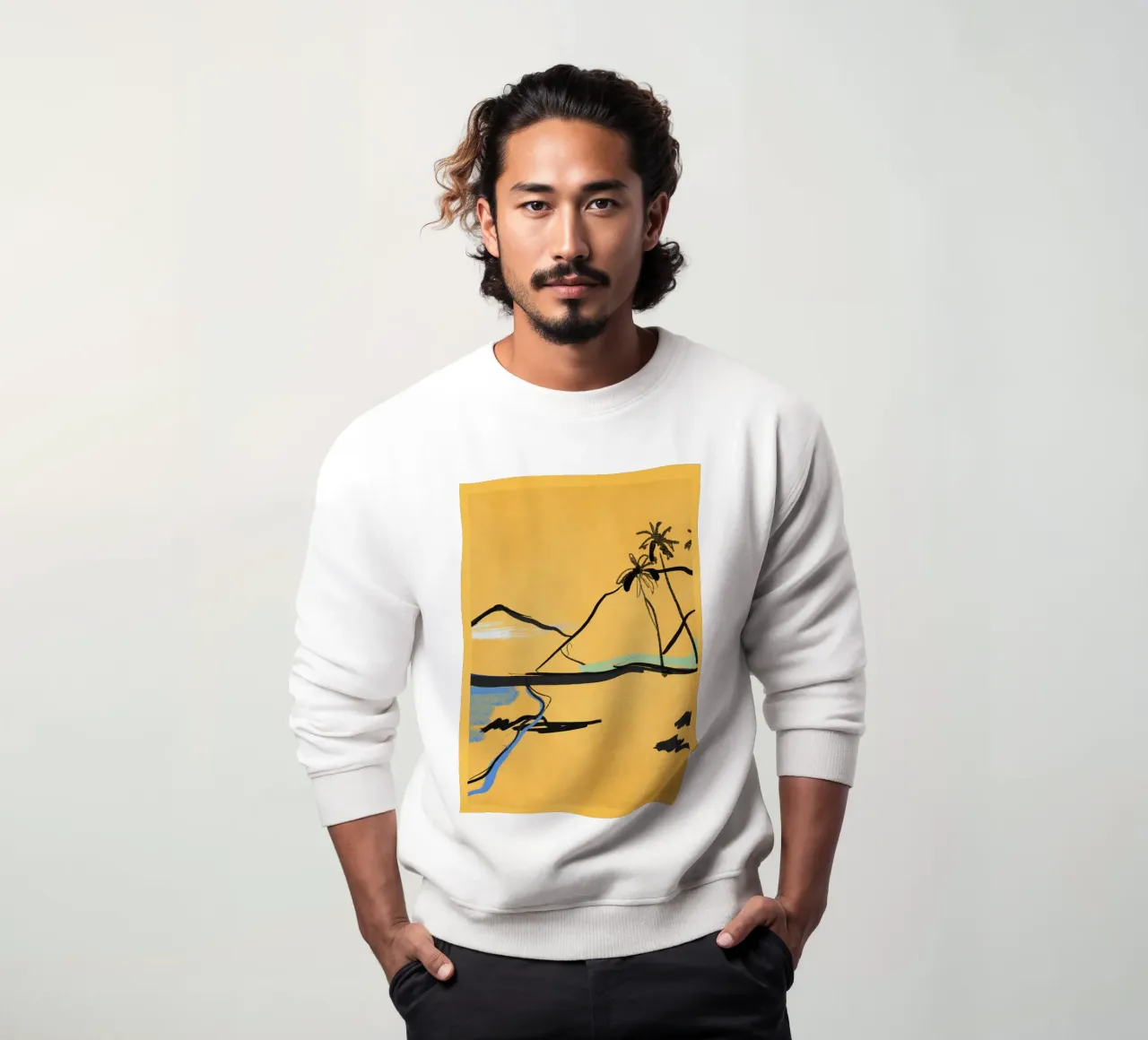 Schizzi di paesaggio 7 felpa da LeaDArt