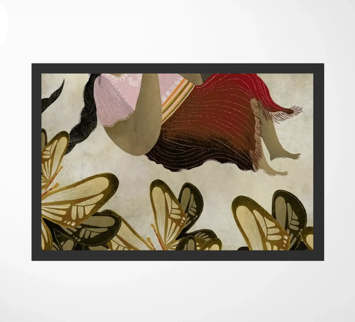 Peace doormat by Amalia Restrepo