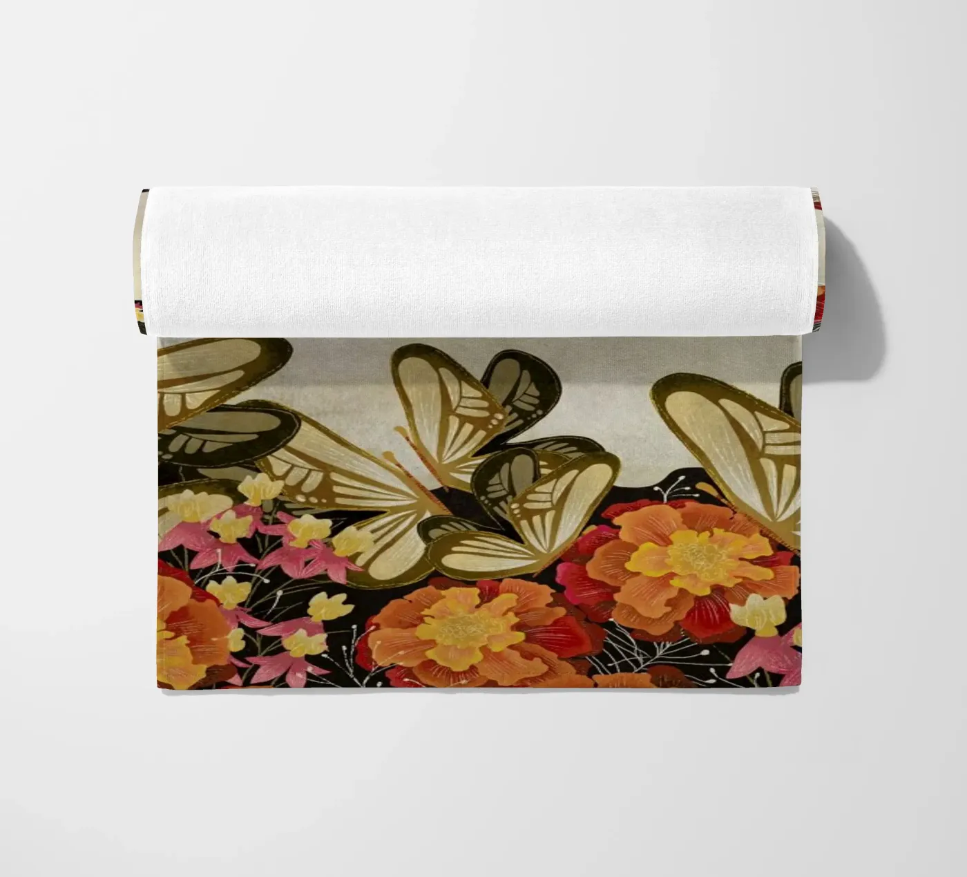 Peace beach towel by Amalia Restrepo