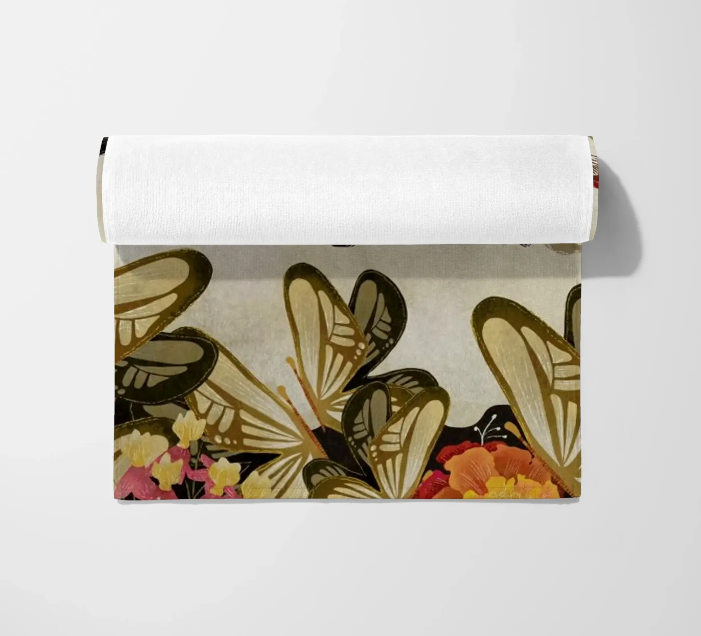 Peace beach towel by Amalia Restrepo