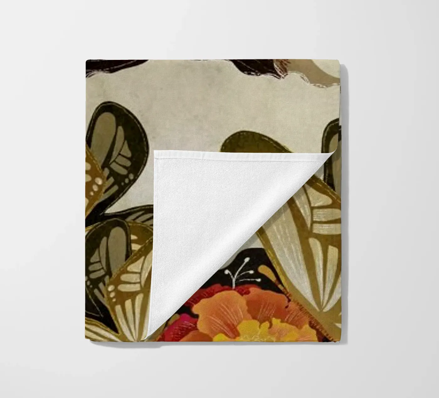 Peace beach towel by Amalia Restrepo