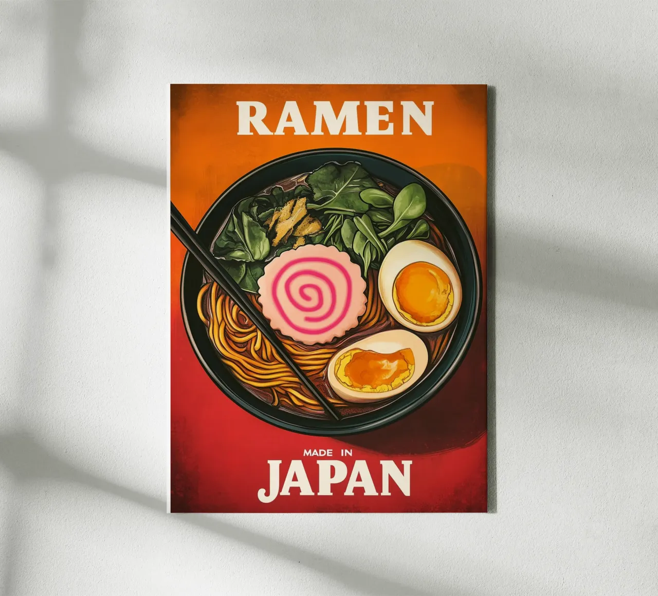 Ciotola di ramen giapponese tela con Cornice a cassetta da Spice & Style