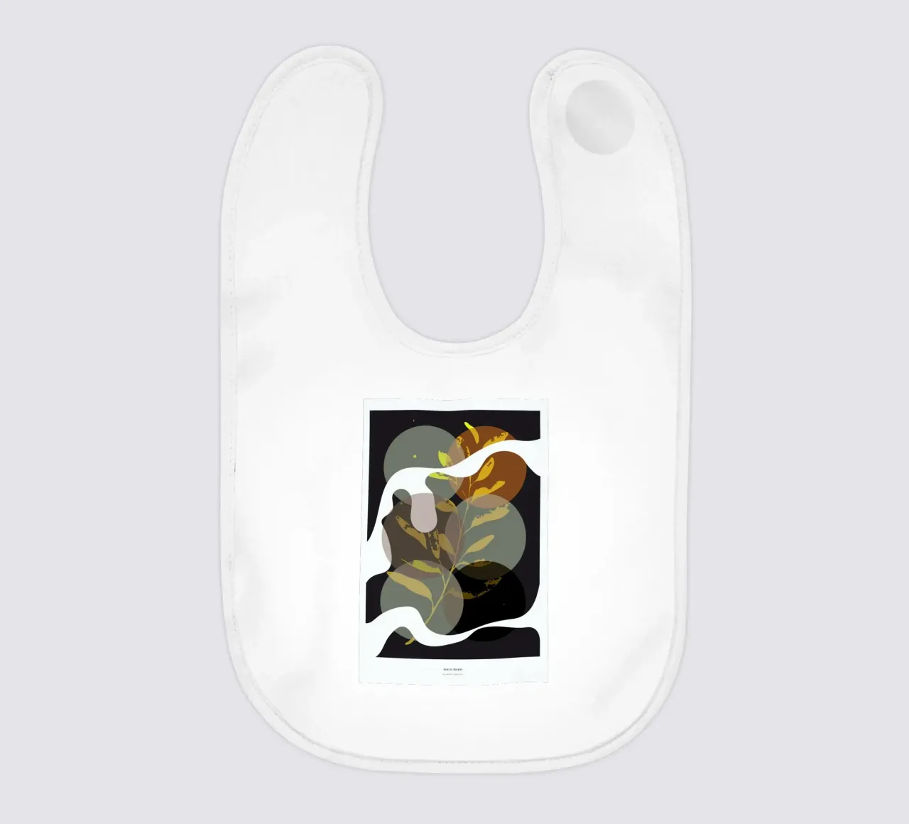 Waves in the Deep baby bib by Nordic Creators
