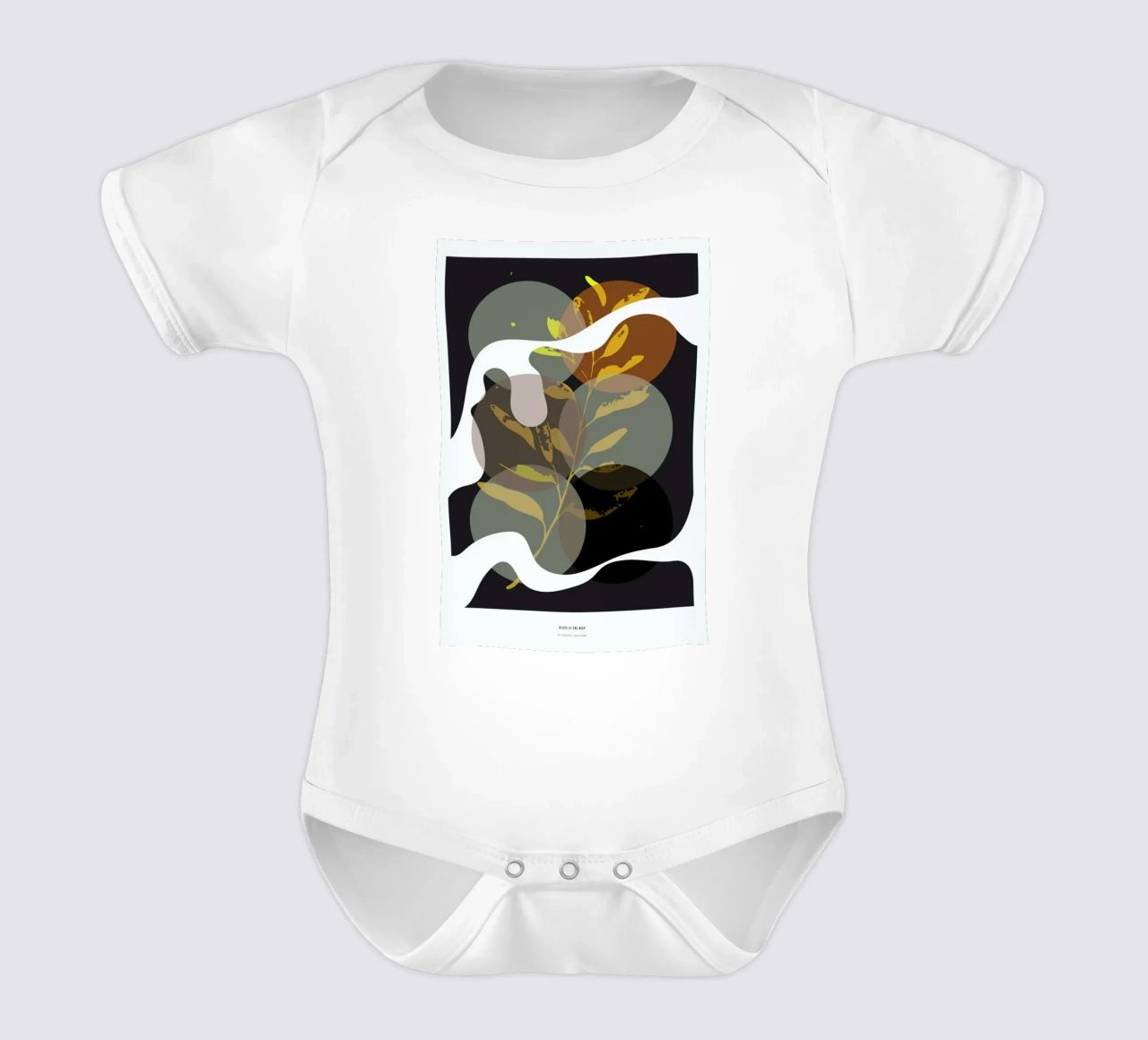 Waves in the Deep Kurzarm Babybody von Nordic Creators