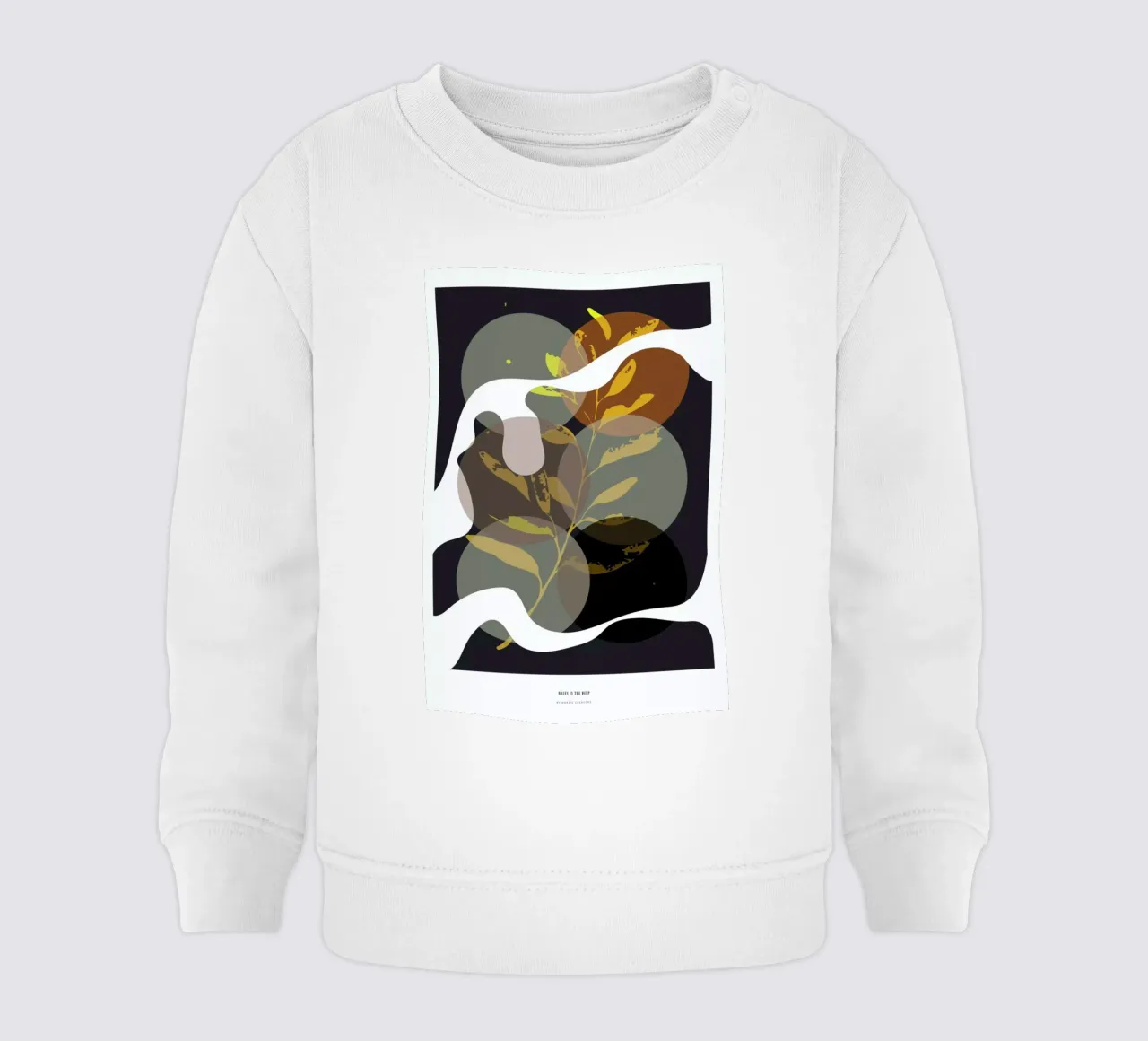 Waves in the Deep baby sweatshirt by Nordic Creators